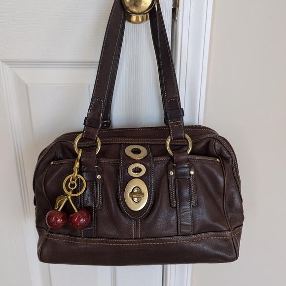 Vintage Coach Brown Handbag - Picture 2 of 8